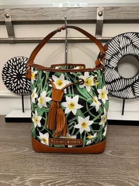 Dooney & Bourke Daffodil Drawstring Bucket bag. Used condition